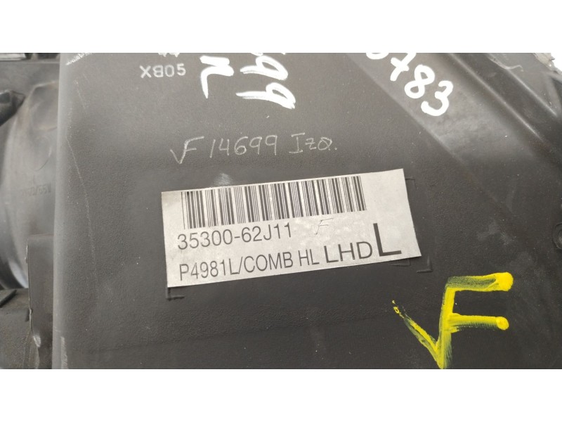 Recambio de faro izquierdo para suzuki swift iii (mz, ez) 1.3 (rs 413) referencia OEM IAM 3530062J11  