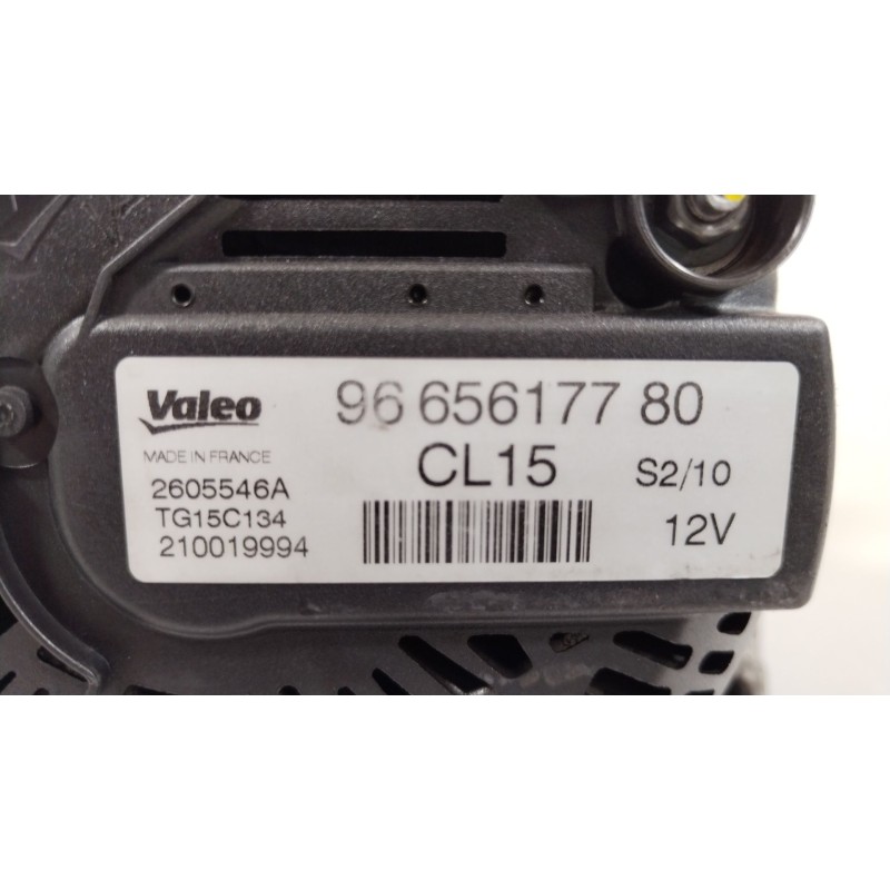 Recambio de alternador para citroën c3 ii (sc_) 1.6 hdi referencia OEM IAM 9665617780 5705NH TG15C134