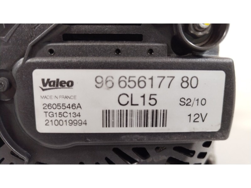Recambio de alternador para citroën c3 ii (sc_) 1.6 hdi referencia OEM IAM 9665617780 5705NH TG15C134