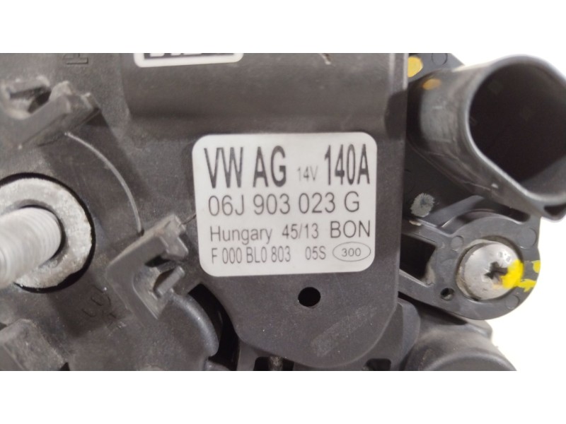 Recambio de alternador para seat leon (5f1) cupra 280 referencia OEM IAM 06J903023G  F000BL0803