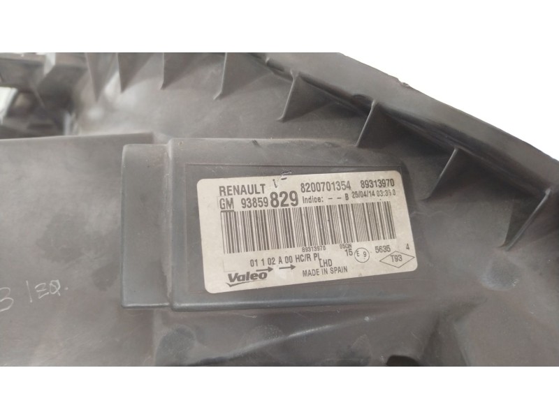 Recambio de faro izquierdo para nissan primastar furgoneta (x83) 2.0 dci 115 referencia OEM IAM 8200701354 89313970 93859829