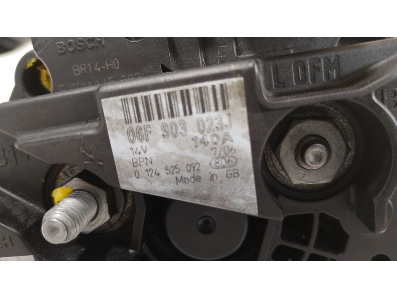 Recambio de alternador para audi a4 berlina (8e) 2.0 tdi 16v (103kw) referencia OEM IAM 06F903023J  0124525092