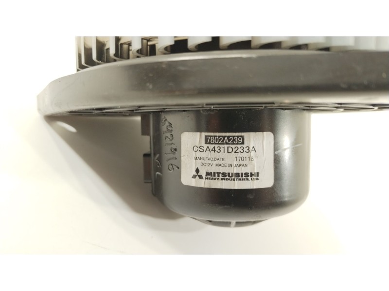 Recambio de ventilador calefaccion para citroën c4 aircross 1.6 hdi 115 referencia OEM IAM 7802A239  1612376480