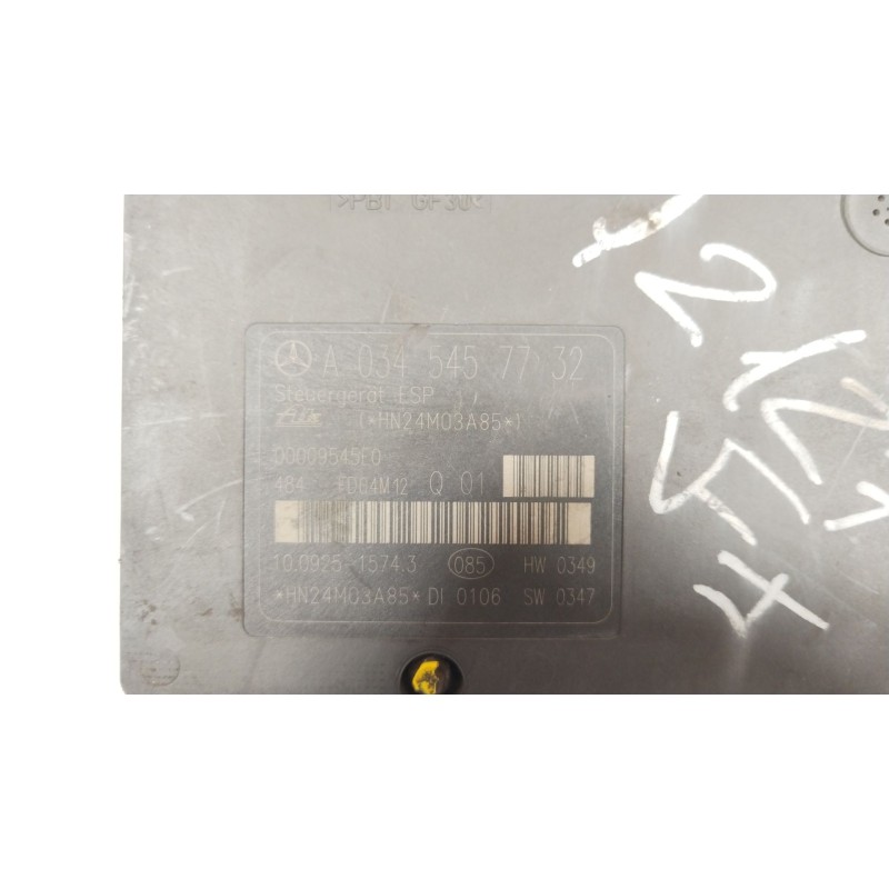 Recambio de abs para mercedes-benz clase c (w203) berlina 270 cdi (203.016) referencia OEM IAM A0054312912  A0345457732