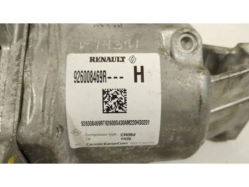 Recambio de compresor aire acondicionado para dacia sandero iii 1.0 tce 90 referencia OEM IAM 926008469R  CR08D