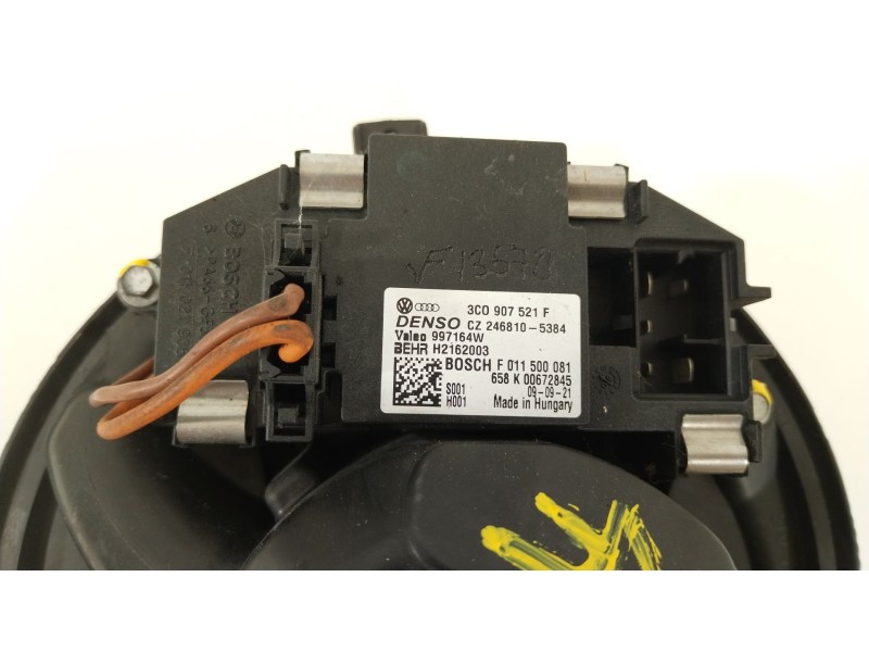 Recambio de ventilador calefaccion para seat leon (1p1) 2.0 cupra r referencia OEM IAM 3C0907521F  1K1820015G