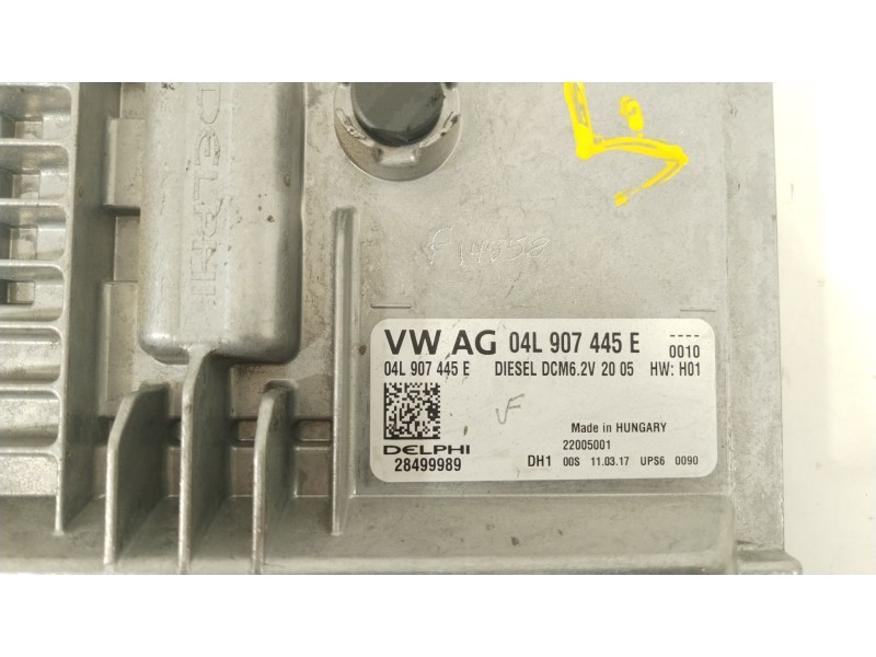 Recambio de centralita motor uce para seat leon (5f1) 1.6 tdi referencia OEM IAM 04L907445E  28499989