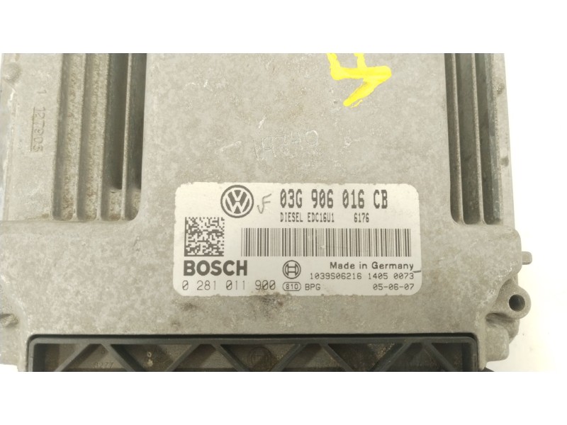 Recambio de centralita motor uce para volkswagen golf v (1k1) 1.9 tdi referencia OEM IAM 03G906016CB  0281011900