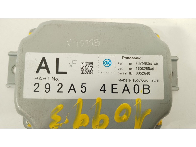 Recambio de modulo electronico para nissan qashqai (j11) 360 referencia OEM IAM 292A54EA0B  EUV9NS041AB