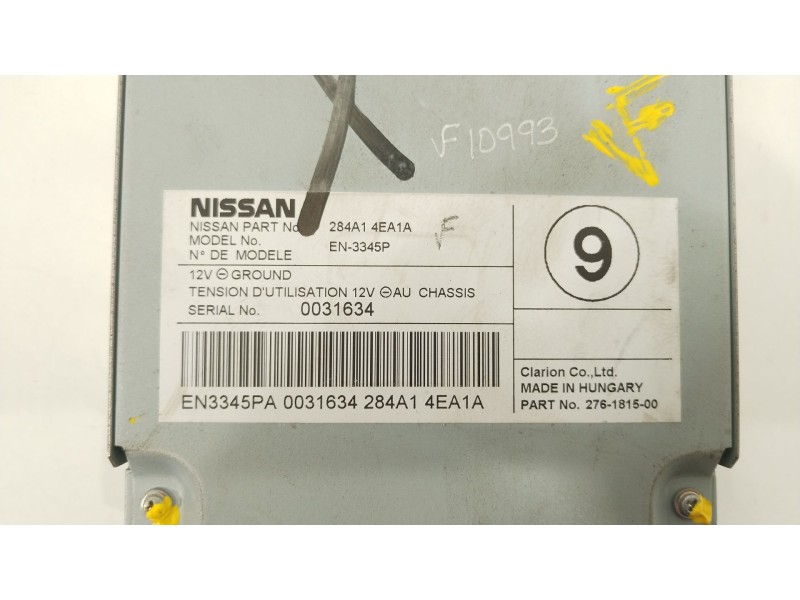 Recambio de modulo electronico para nissan qashqai (j11) 360 referencia OEM IAM 284A14EA1A  276181500