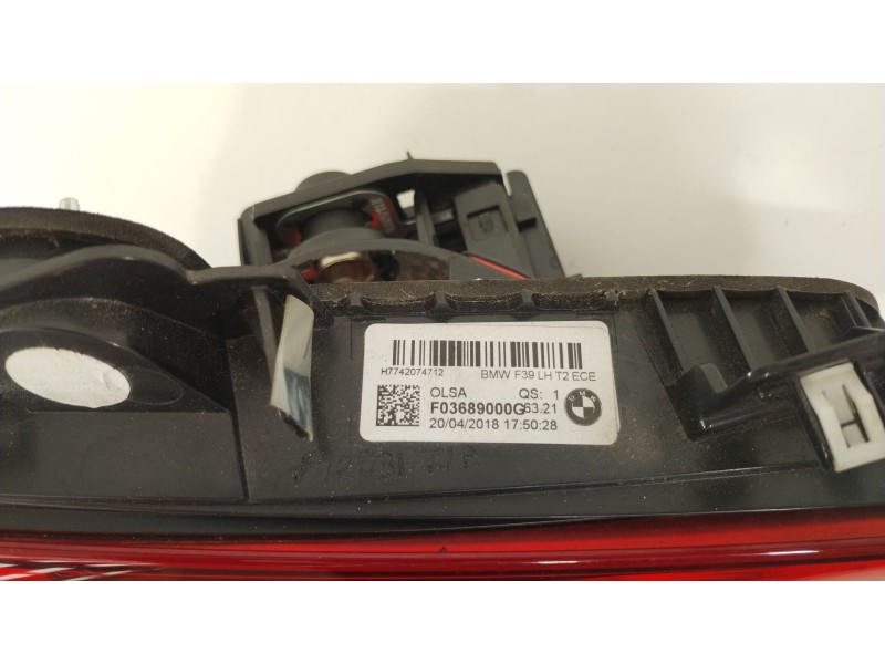 Recambio de piloto trasero izquierdo en porton para bmw x2 (f39) sdrive18d referencia OEM IAM 63217420747  F0368900G