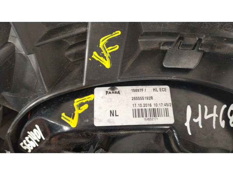 Recambio de piloto trasero izquierdo para smart forfour basis (66kw) (453.044) referencia OEM IAM A4539062700  265555192R