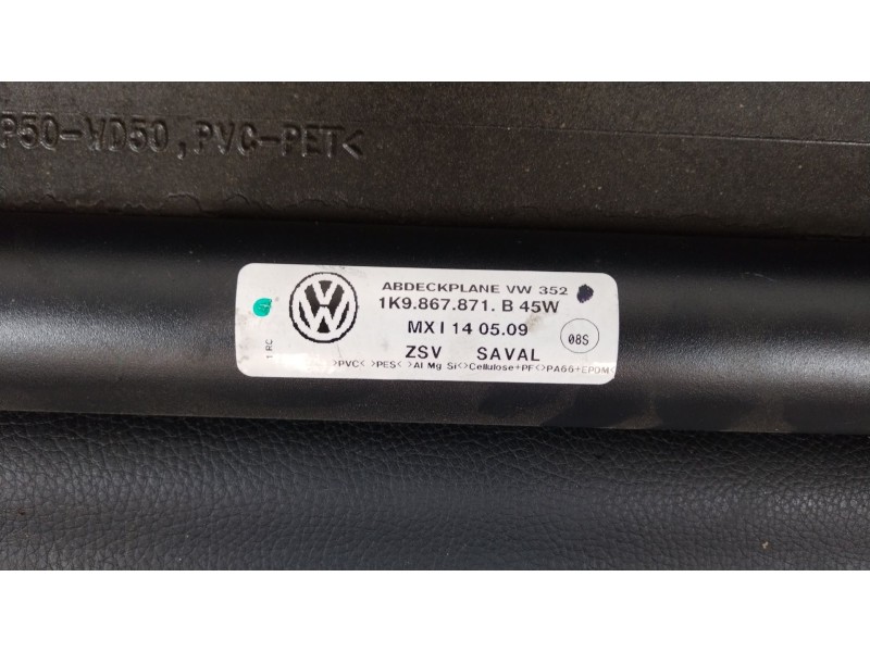 Recambio de bandeja trasera para volkswagen golf v variant (1k5) highline referencia OEM IAM 1K9867871B  