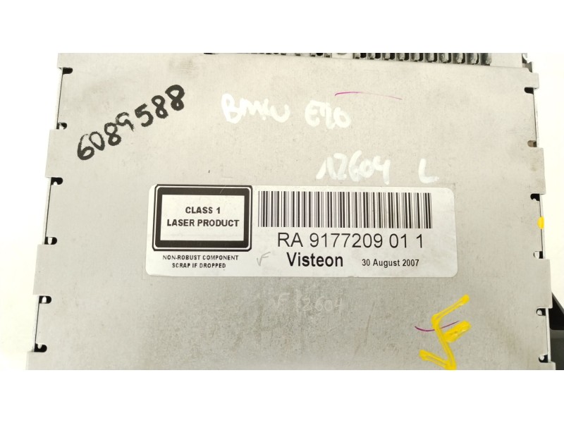 Recambio de sistema audio / radio cd para bmw serie 3 berlina (e90) 320d referencia OEM IAM 9177209011  