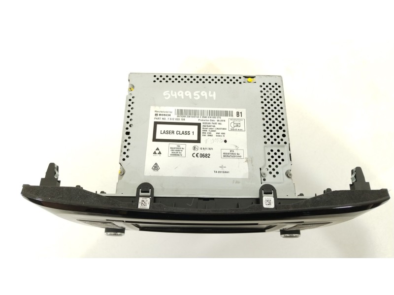 Recambio de sistema navegacion gps para nissan qashqai (j11) 360 referencia OEM IAM 259154ET4A  7612033104