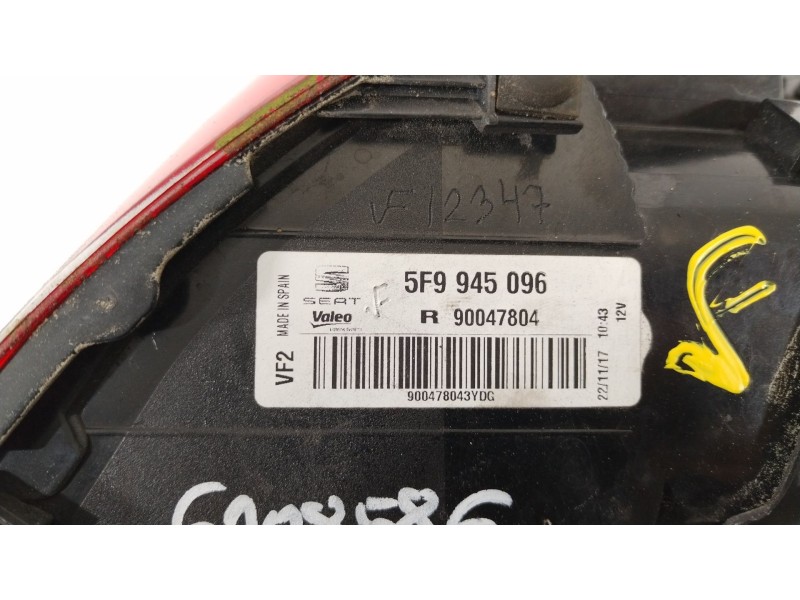 Recambio de piloto trasero derecho para seat leon (1m1) sport referencia OEM IAM 5F9945096  