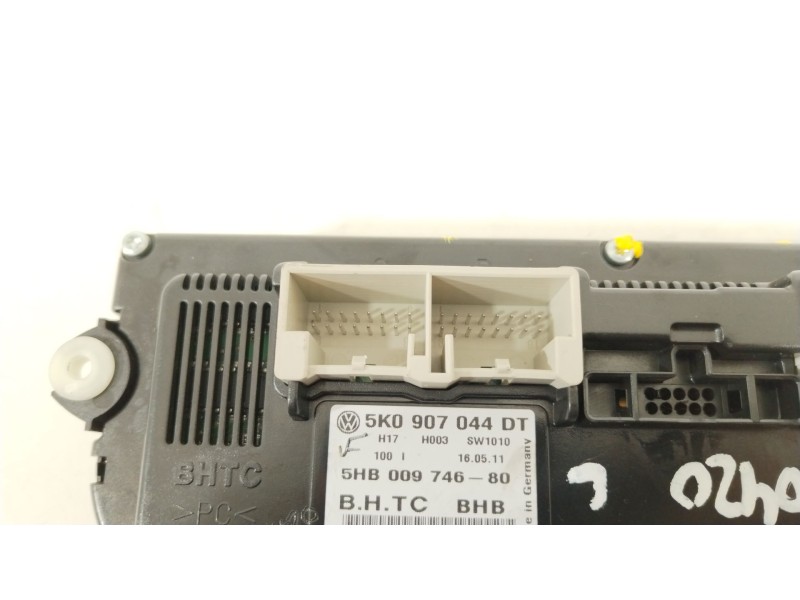 Recambio de mando climatizador para volkswagen golf vi (5k1) advance referencia OEM IAM 5K0907044DT  5HB00974680
