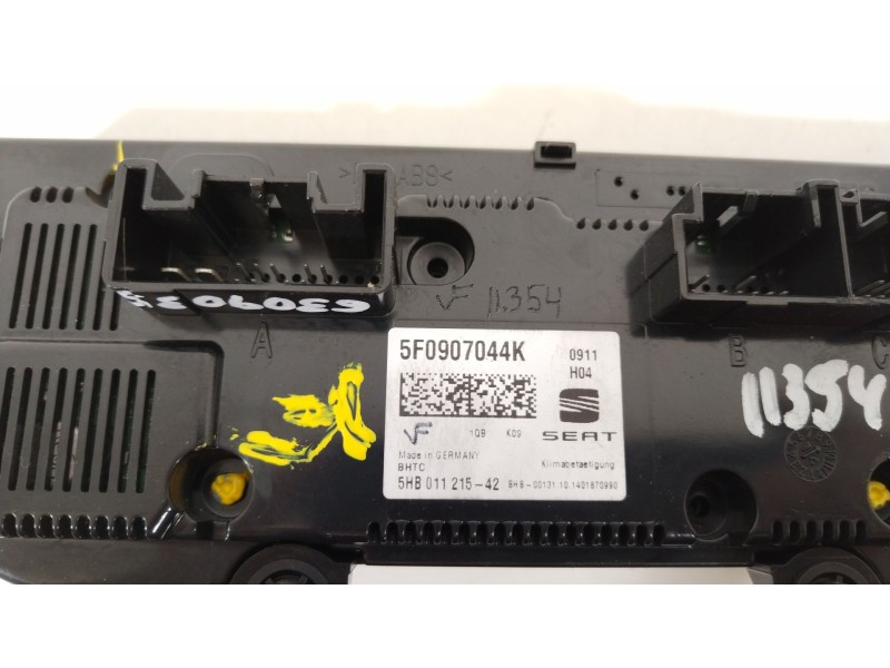 Recambio de mando climatizador para seat leon st (5f8) 1.6 tdi referencia OEM IAM 5F0907044K  5HB01121542