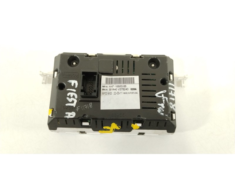 Recambio de pantalla multifuncion para ford fiesta (cb1) ambiente referencia OEM IAM AA6T18B955BB  