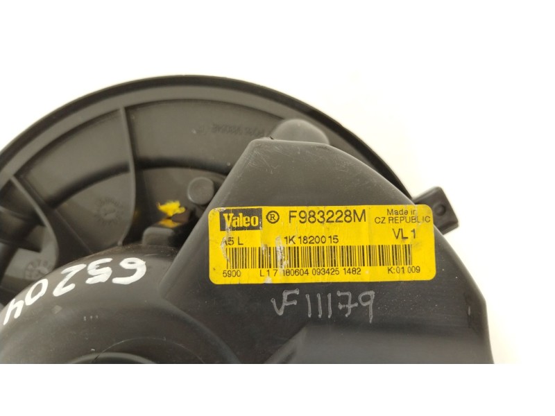Recambio de ventilador calefaccion para audi a3 (8p) 2.0 tdi ambiente referencia OEM IAM 1K1820015  F983228M