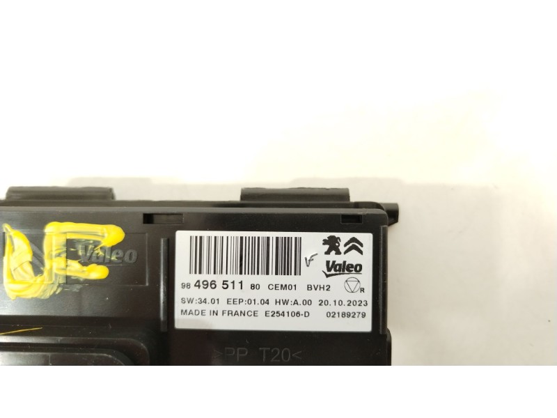 Recambio de modulo electronico para peugeot traveller autobús (v_) 2.0 bluehdi 145 referencia OEM IAM 9849651180  