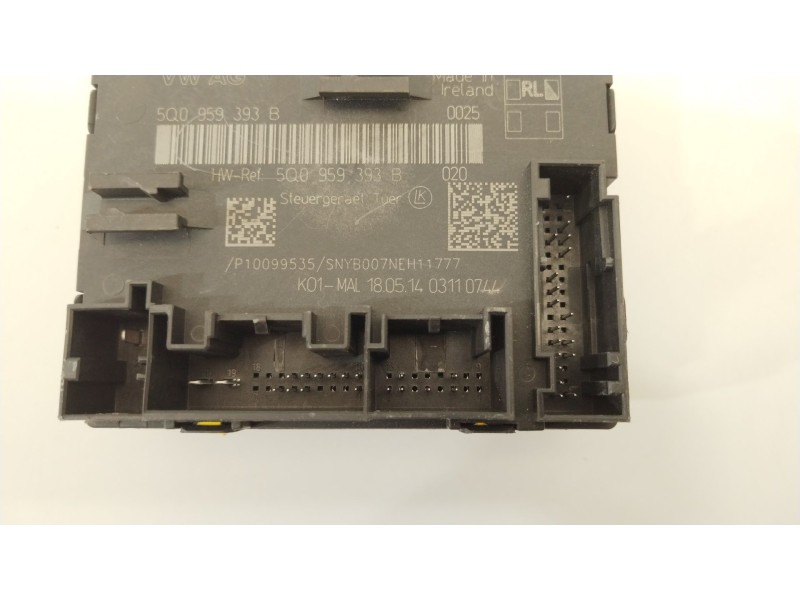 Recambio de modulo confort para volkswagen golf vii lim. advance bluemotion referencia OEM IAM 5Q0959393B  