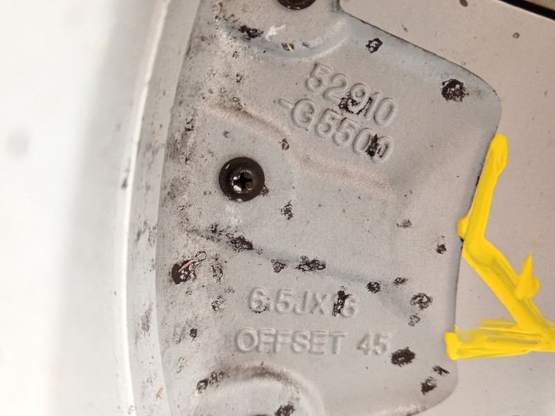 Recambio de llanta para kia niro (de) 1.6 gdi hybrid referencia OEM IAM 52910G5500  