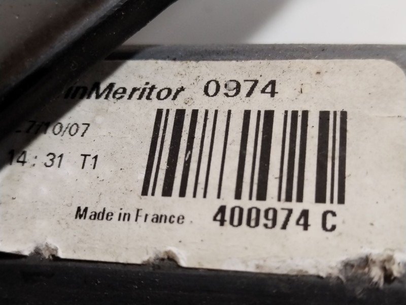 Recambio de elevalunas trasero izquierdo para peugeot 207 cc sport referencia OEM IAM 9223A8 400974C 9680072480