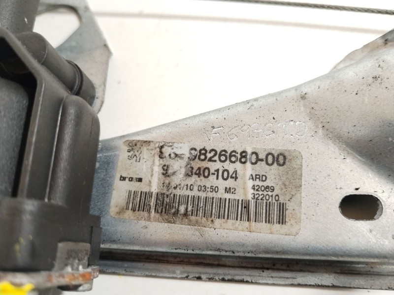 Recambio de elevalunas trasero derecho para peugeot 308 sport referencia OEM IAM 9659826680 977840104 9659834780