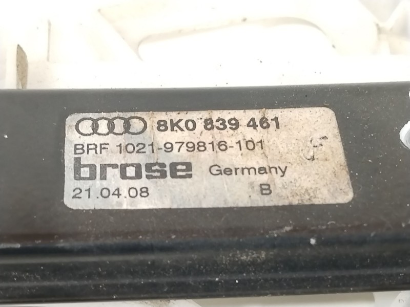 Recambio de elevalunas trasero izquierdo para audi a4 ber. (b8) básico referencia OEM IAM 8K0839461  8K0959811