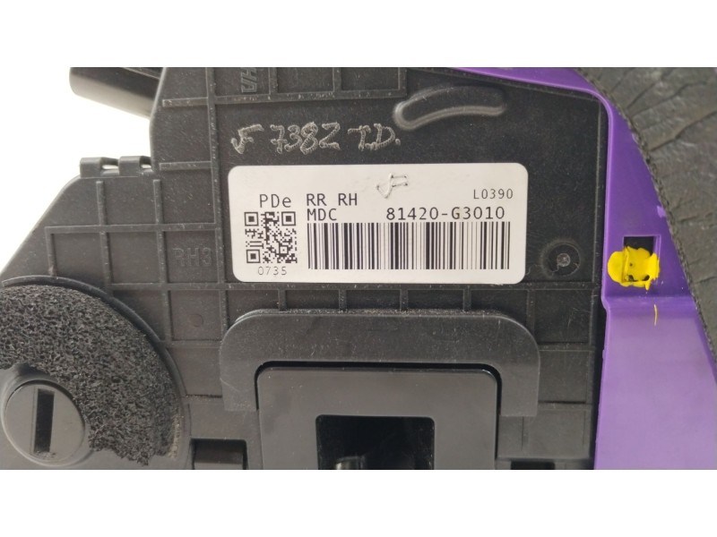 Recambio de cerradura puerta trasera derecha para hyundai i30 (pd) 1.6 crdi cat referencia OEM IAM 81420G3010  