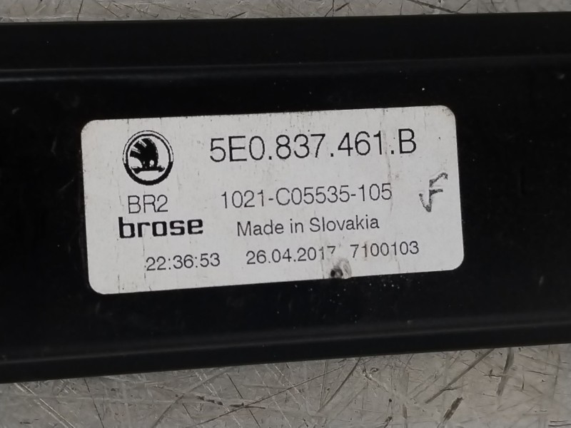 Recambio de elevalunas delantero izquierdo para skoda octavia combi (5e5) ambition referencia OEM IAM 5E0837461B  5Q0959801B