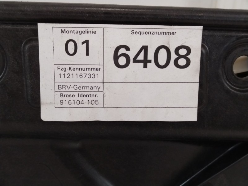 Recambio de elevalunas trasero izquierdo para volkswagen golf vi (5k1) advance referencia OEM IAM 5K4839461 5K0959703D 5K4839729