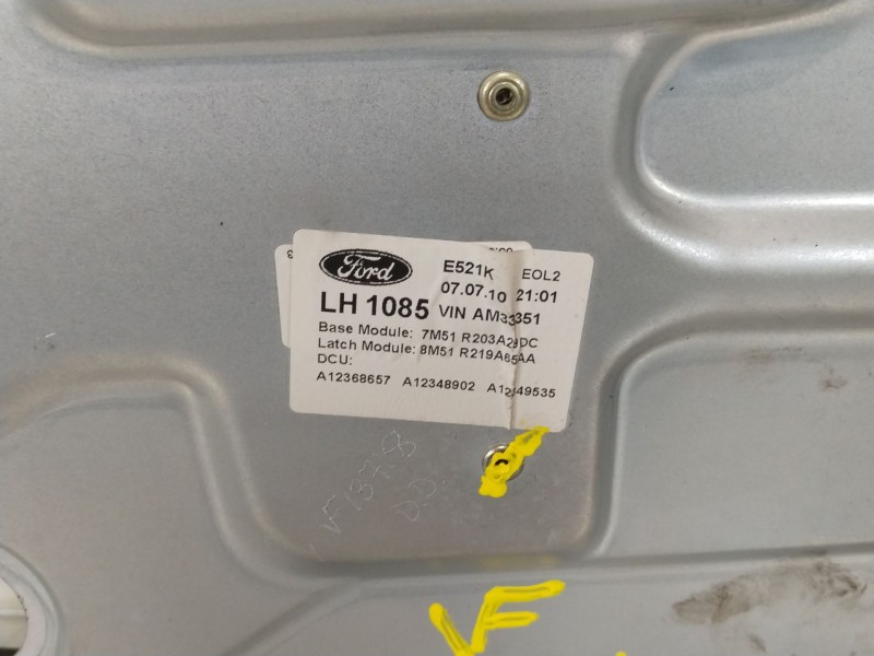 Recambio de elevalunas delantero izquierdo para ford kuga i 2.0 tdci referencia OEM IAM 7M51R203A29DC 7M5T14B533AE 8M51R219A65AA
