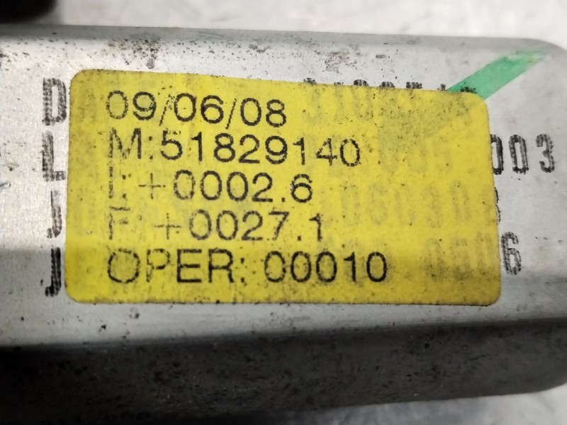 Recambio de elevalunas delantero derecho para fiat bravo ii (198_) 1.4 t-jet (198axg1b) referencia OEM IAM 51829140  