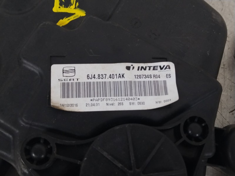 Recambio de elevalunas delantero izquierdo para seat ibiza (6p1) reference plus referencia OEM IAM 6J4837401AK 6J4867435 6R09598