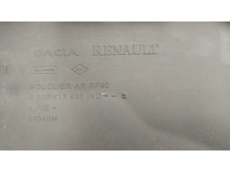Recambio de paragolpes trasero para dacia logan express ambiance referencia OEM IAM 8200413933  
