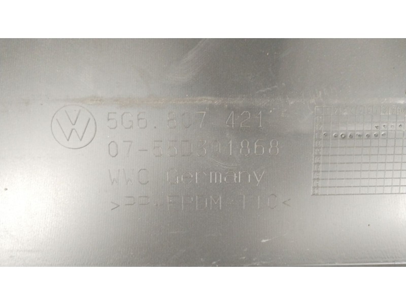 Recambio de paragolpes trasero para volkswagen golf vii (5g1, bq1, be1, be2) 1.6 tdi referencia OEM IAM 5G6807421  