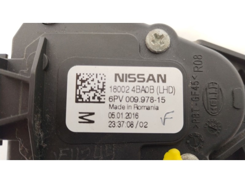 Recambio de potenciometro pedal para nissan qashqai (j11) acenta referencia OEM IAM 180024BA0B  00997815