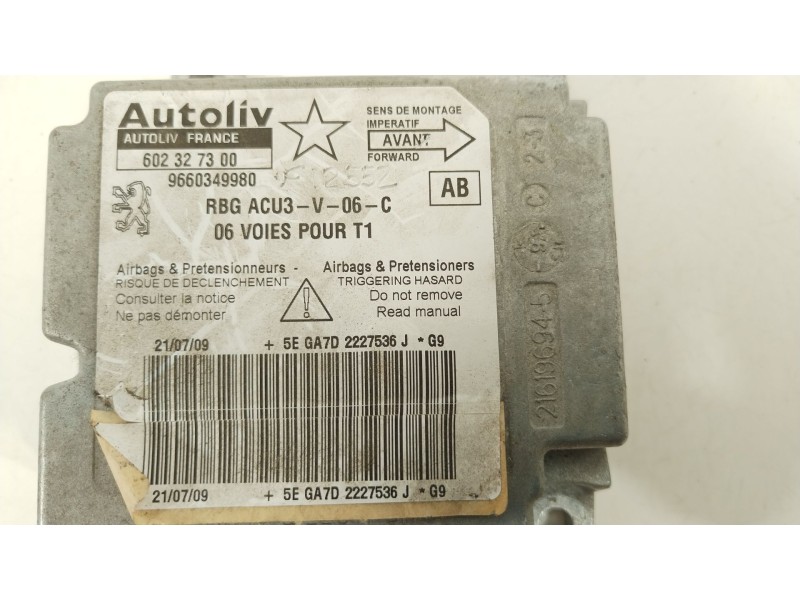 Recambio de modulo electronico para peugeot 206+ básico referencia OEM IAM 9660349980 216196958B 602327300