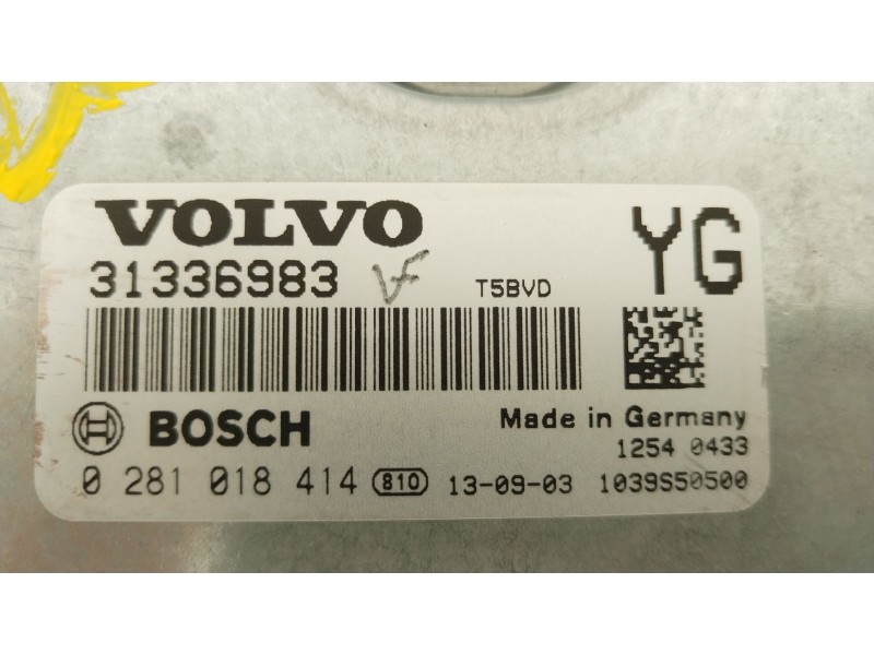 Recambio de centralita motor uce para volvo xc60 i suv (156) d3 referencia OEM IAM 31336983  