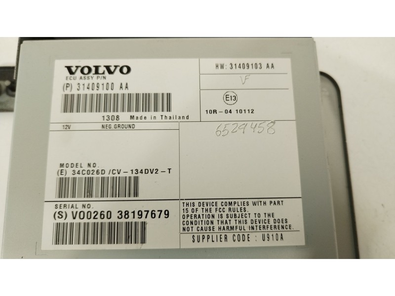 Recambio de modulo electronico para volvo xc60 i suv (156) d3 referencia OEM IAM 31409100A  31409103