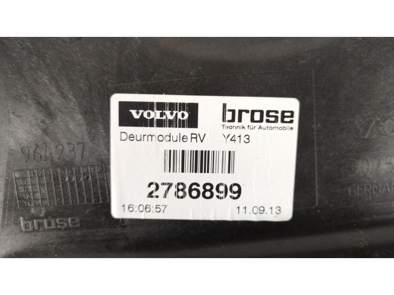 Recambio de elevalunas delantero derecho para volvo xc60 i suv (156) d3 referencia OEM IAM 2786899 31253062 31391606