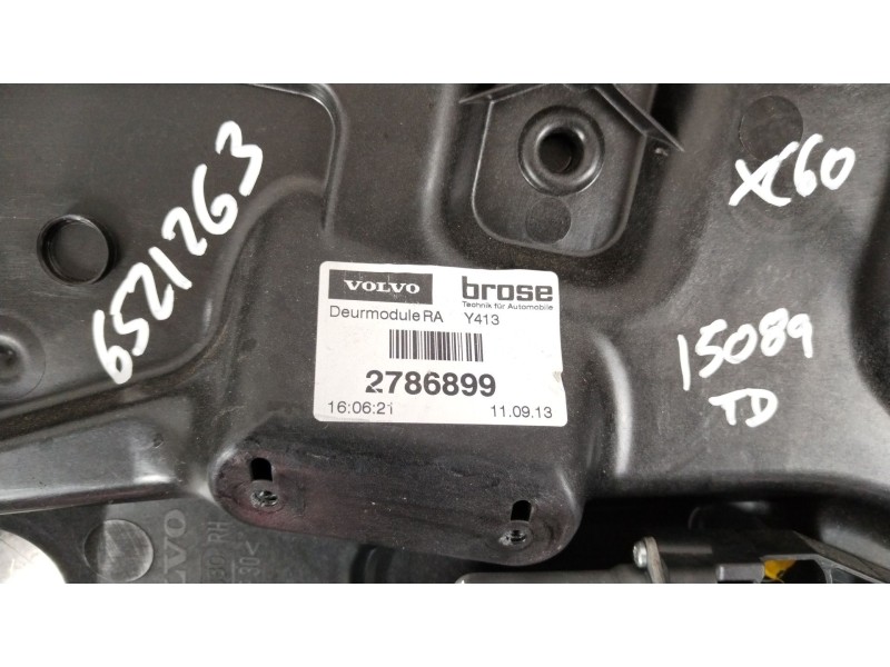 Recambio de elevalunas trasero izquierdo para volvo xc60 i suv (156) d3 referencia OEM IAM 2786899 31253064 30753330