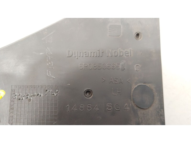 Recambio de rejilla paragolpes izquierda para seat toledo iii (5p2) 1.9 tdi referencia OEM IAM 5P0853665  