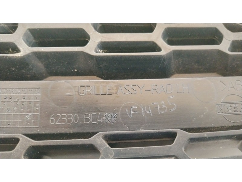 Recambio de rejilla paragolpes izquierda para nissan micra iii (k12) 1.4 16v referencia OEM IAM 62330BC4  62330BC400