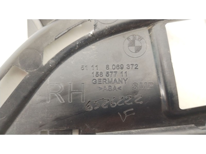 Recambio de rejilla paragolpes derecha para bmw serie 3 berlina (g20) 318d referencia OEM IAM 51118069372  