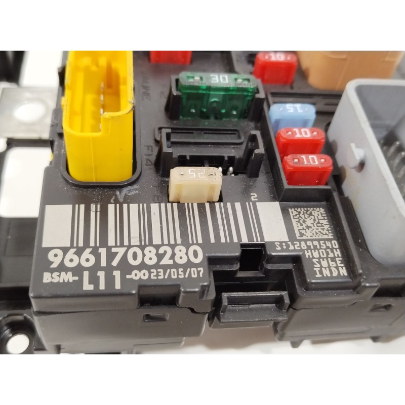 Recambio de caja reles / fusibles para peugeot 207 cc (wd_) 1.6 hdi referencia OEM IAM 9661708280 6500HV BSML1100