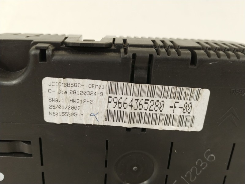 Recambio de cuadro instrumentos para citroën c4 picasso millenium referencia OEM IAM 9666852780 178184267 9673538580