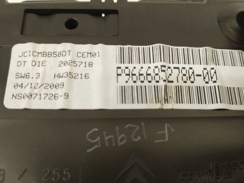 Recambio de cuadro instrumentos para citroën c4 grand picasso 1.6 16v hdi fap referencia OEM IAM 9664365280  